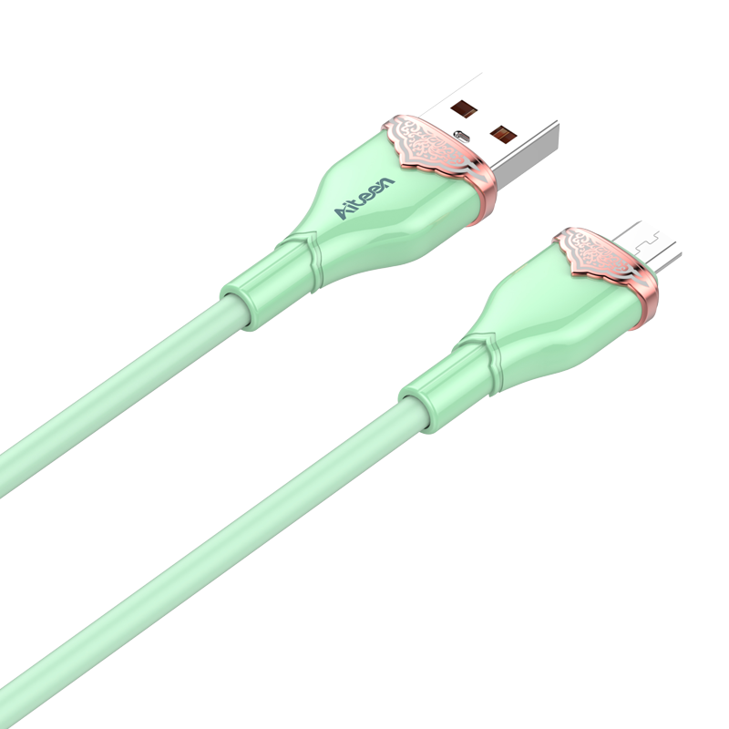 A18-MGN Micro Data Cable 1mm 30W Fast Charging Green Color